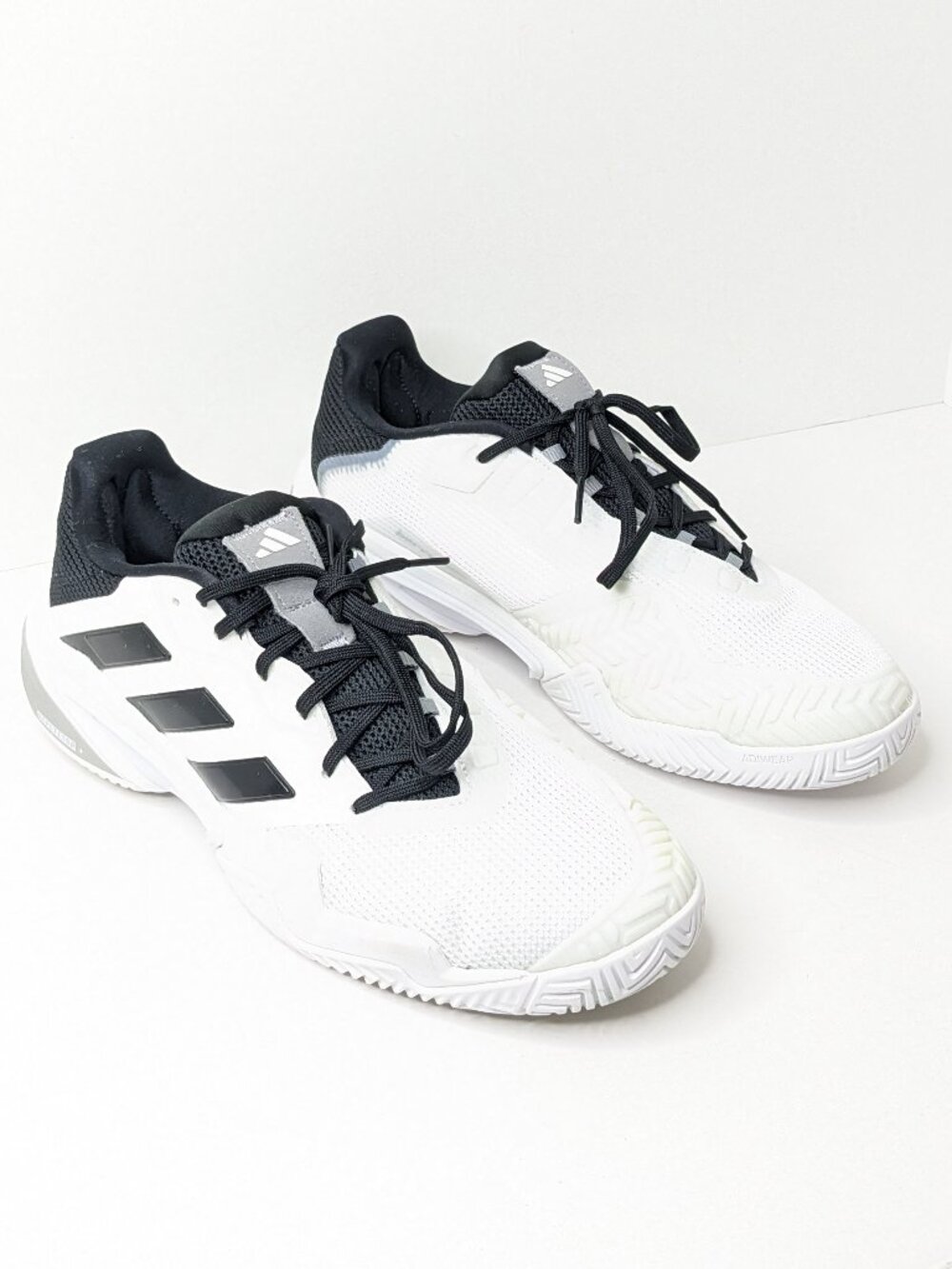 Adidas Barricade 13 Athletic Tennis Shoes White Black Mens 11.5